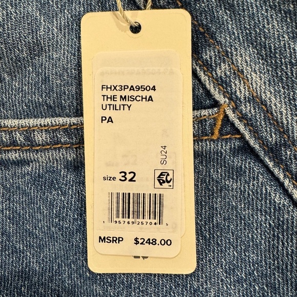 Favorite Daughter THE MISCHA SUPER HIGH RISE UTILITY. Sz 32. NWT - Picture 10 of 12